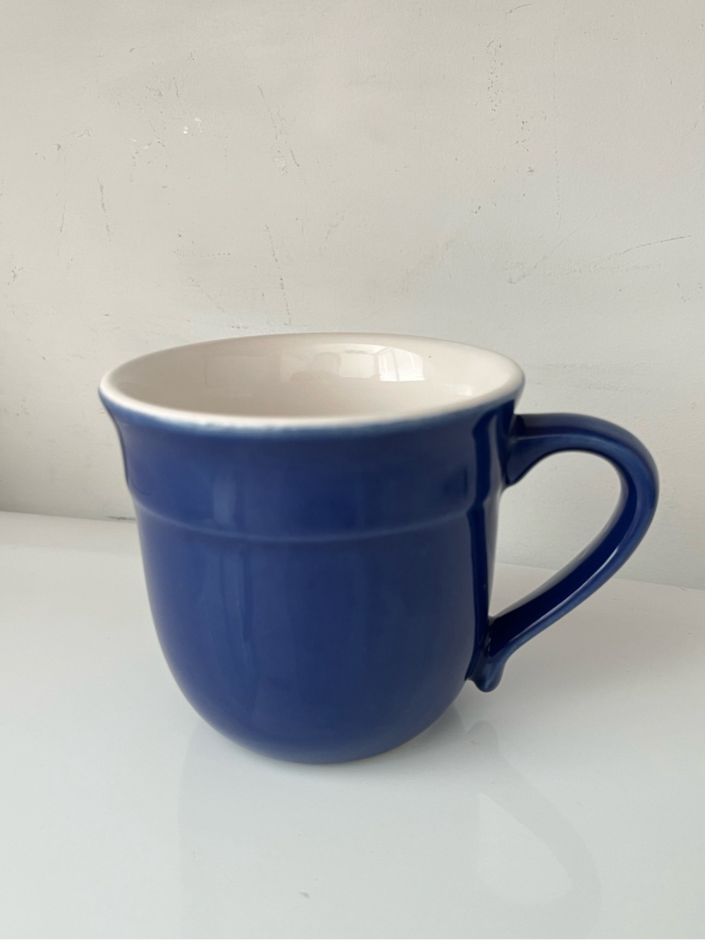 Emile Henry Vintage Stoneware Coffee Blue Mug 8714